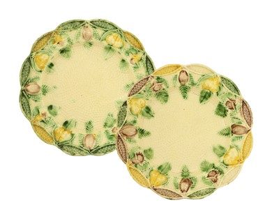 Lot 50 - A Pair of Whieldon-Type Creamware Dessert...