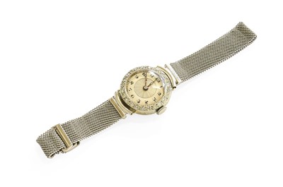 Lot 4 - A Lady's 18 Carat White Gold Diamond...