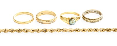 Lot 55 - A Small Quantity of Jewellery, comprising of...