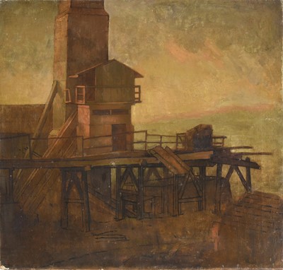 Lot 517 - David Bates (20th Century) "Tilery, Stoke on...