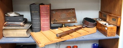 Lot 80 - A Selection of Religous Items, bibles, brass...