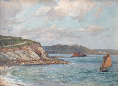 Lot 1036 - Bernard Finegan Gribble (1873-1962) Coastal...