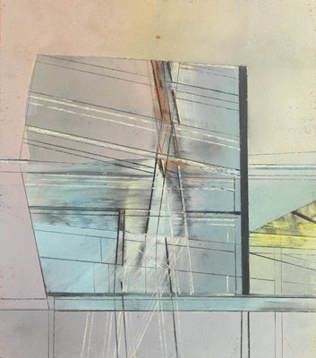 Lot 563 - David Blackburn (1939-2016) “Crane Sea” (1988)...