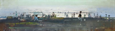 Lot 612 - Fred Cuming RA (1930-2022) “Bathers Arachon...