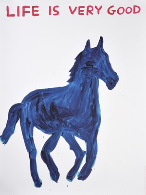 Lot 688 - David Shrigley OBE (b.1968) “Life Is Very Good....
