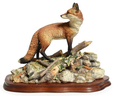 Lot 188 - Border Fine Arts 'The Last Look' (Dog Fox),...