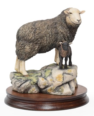 Lot 128 - Border Fine Arts 'Herdwick Ewe and Lamb'...
