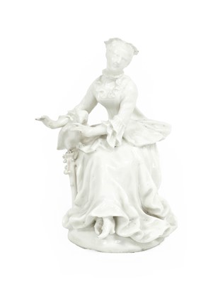 Lot 27 - A Derby "Dry-Edge" Figure of Touch from a set...