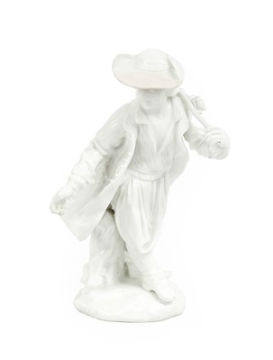 Lot 30 - A Derby "Dry-Edge" Porcelain Figure of Autumn...