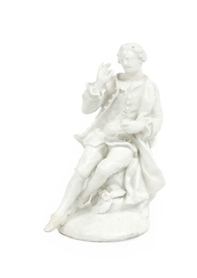 Lot 28 - A Derby "Dry-Edge" Porcelain Figure of Smell...
