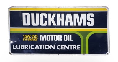 Lot 591 - A Single-Sided Aluminum Advertising Sign:...