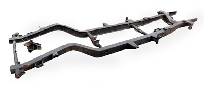 Lot 557 - An MG Painted Car Chassis