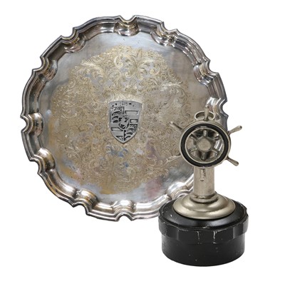 Lot 556 - A Car Accessory Mascot, modelled as a ship's...