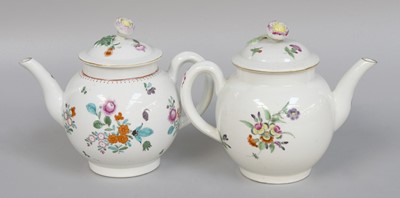 Lot 31 - A Worcester Porcelain Teapot and Cover, circa...