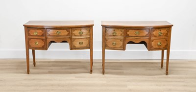 Lot 629 - A Pair of George III-Style Mahogany,...