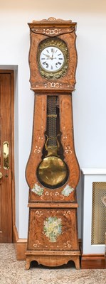 Lot 637 - A French Provincial Striking Longcase Clock,...