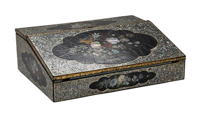 Lot 649 - A Victorian Mother-of-Pearl-Inlaid and...