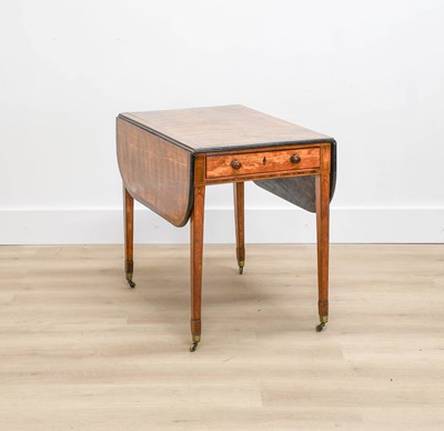 Lot 663 - A George III Satinwood and...