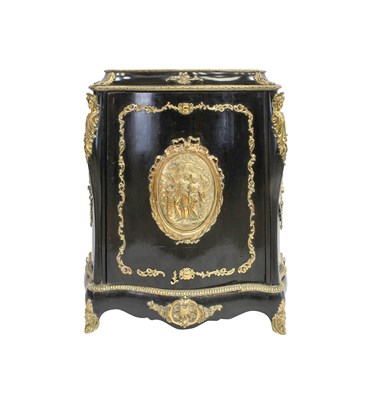 Lot 645 - A French Ebonised and Gilt-Metal-Mounted...