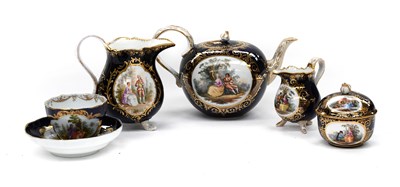 Lot 714 - An Assembled Meissen Porcelain Part Tea...