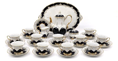 Lot 716 - A Meissen Porcelain Part Coffee Set, 20th...