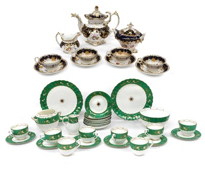 Lot 712 - An Assembled Coalport Porcelain Part Tea Set,...