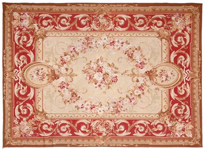 Lot 683 - Aubusson Design Flatwoven Carpet China, Modern...