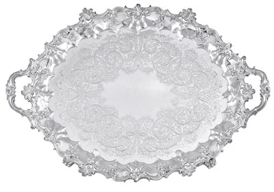 Lot 559 - A Victorian Silver Tray