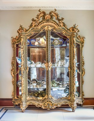 Lot 687 - A French Louis XV-Style Carved Giltwood...