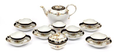 Lot 702 - A Meissen Porcelain Part Tea Set, late...
