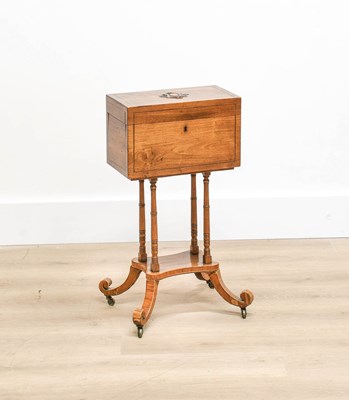 Lot 902 - A Regency Rosewood, Ebony and Boxwood-Strung...