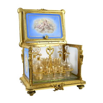 Lot 1117 - A Napoleon III Gilt-Bronze and Porcelain...