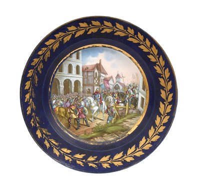 Lot 1125 - A Sèvres-Style Porcelain Dish, late 19th...