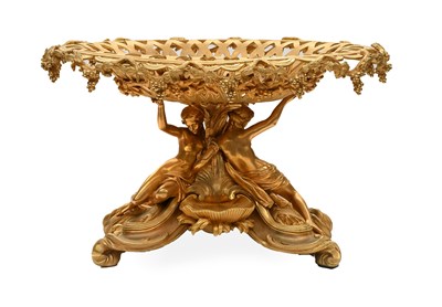 Lot 605 - A French Gilt-Metal Centrepiece, in Louis XVI...