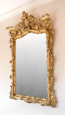 Lot 602 - A Pair of Louis XV Style Giltwood and Gesso...