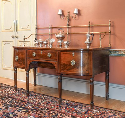 Lot 742 - A George IV Mahogany and Ebony-Strung D-Shape...