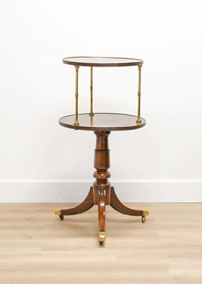Lot 760 - A George IV Mahogany Two-Tier Dumb Waiter, the...