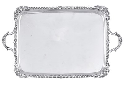 Lot 789 - A George IV Silver Tray