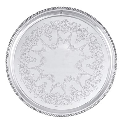 Lot 826 - A Victorian Silver Salver
