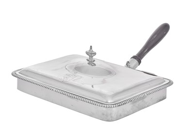 Lot 783 - A George III Silver Toasted-Cheese Dish and Cover