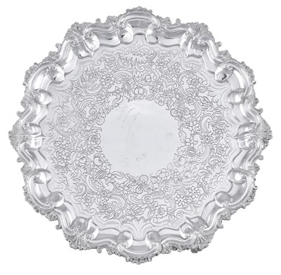 Lot 793 - A George IV Silver Salver