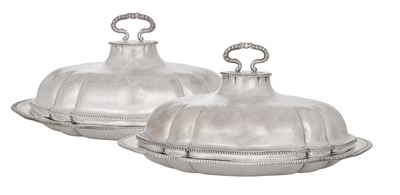 Lot 777 - A Pair of George III Entree-Dishes With Associated George III Silver Covers