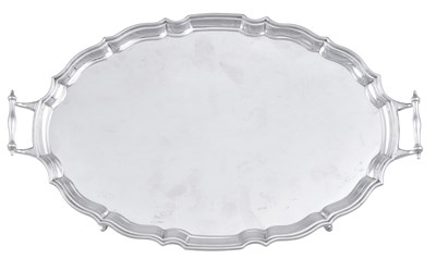 Lot 840 - A George V Silver Tray