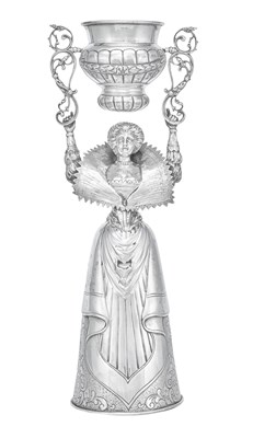 Lot 1086 - A German Silver Wager-Cup