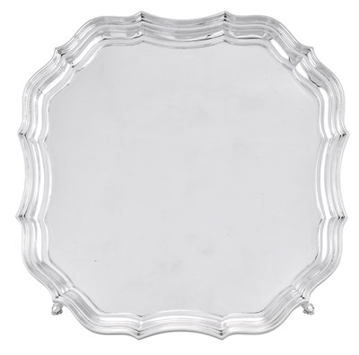 Lot 849 - A George V Silver Salver