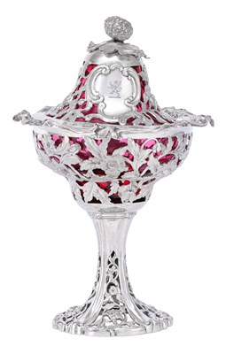 Lot 799 - A Victorian Silver Bowl and Cover