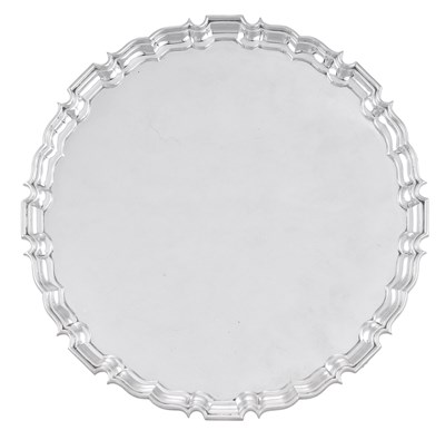 Lot 1093 - A George VI Silver Salver