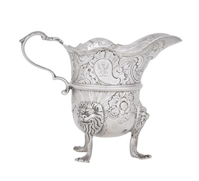 Lot 773 - A George II Irish Silver Cream-Jug