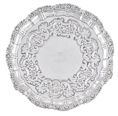 Lot 1070 - A George III Silver Salver