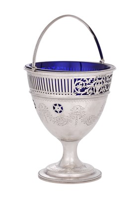Lot 912 - A Victorian Silver Sugar-Basket